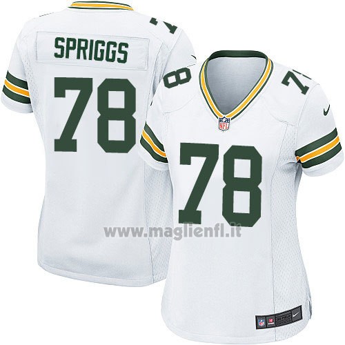 Maglia NFL Game Donna Green Bay Packers Spriggs Bianco